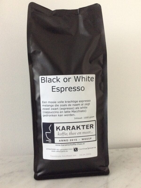 Black or White Espresso Bonen