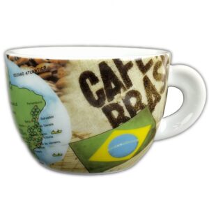 Ancap Mondo Cappuccino kop en schotel Brazilië