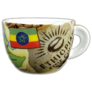Ancap Mondo Cappuccino kop en schotel Ethiopië