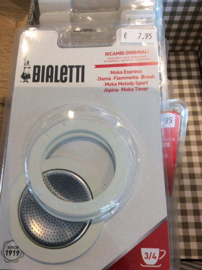 Bialetti moka ringen en filter